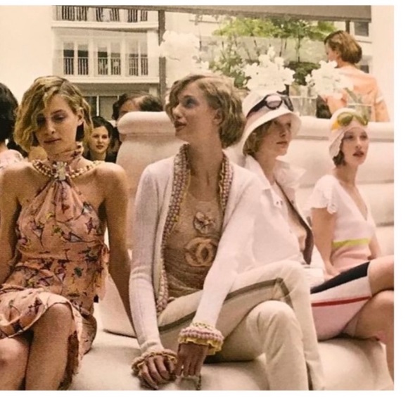 🔴SOLD CHANEL 2004 RUNWAY cruise cashmere jacket - Picture 4 of 10